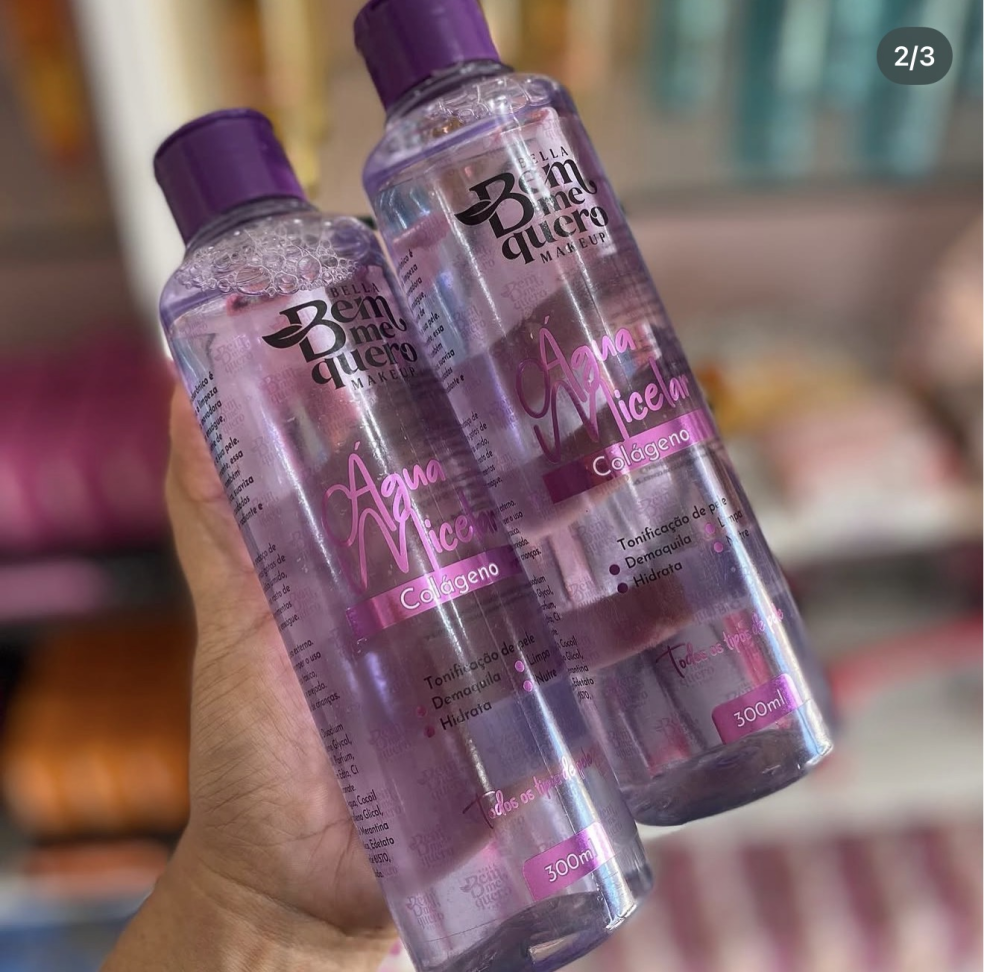 Água Micelar Colágeno 300ml - Bella Bem Me Quero