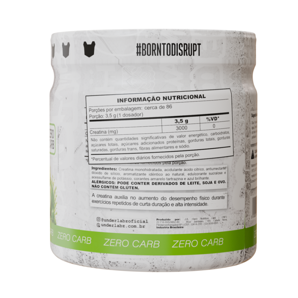 Creatina Under Labz Saborizada 300g