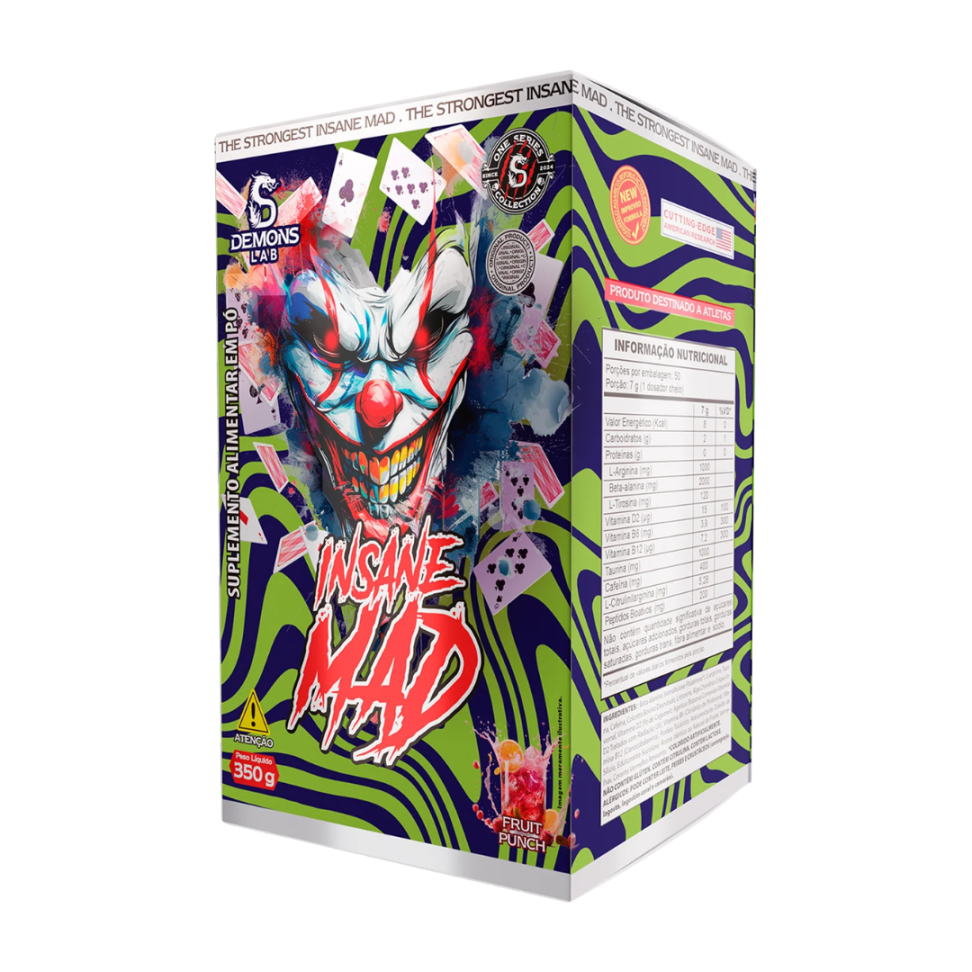 Pré-Treino Demons Lab Insane Mad 350g - #4