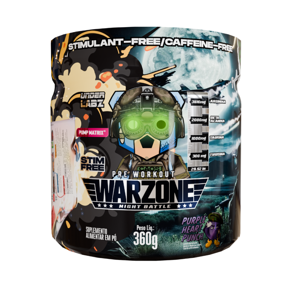 Pré-Treino Under Labz Warzone Night Battle 360g (Sem Cafeína) - #3