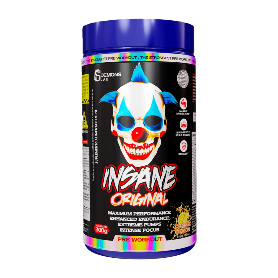 Pré-Treino Demons Lab Insane Original 300g - #3