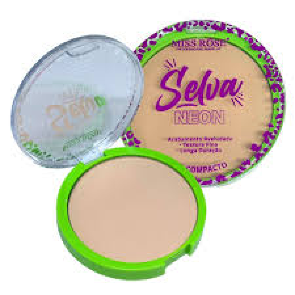 Blush compacto Miss Rose selva neon