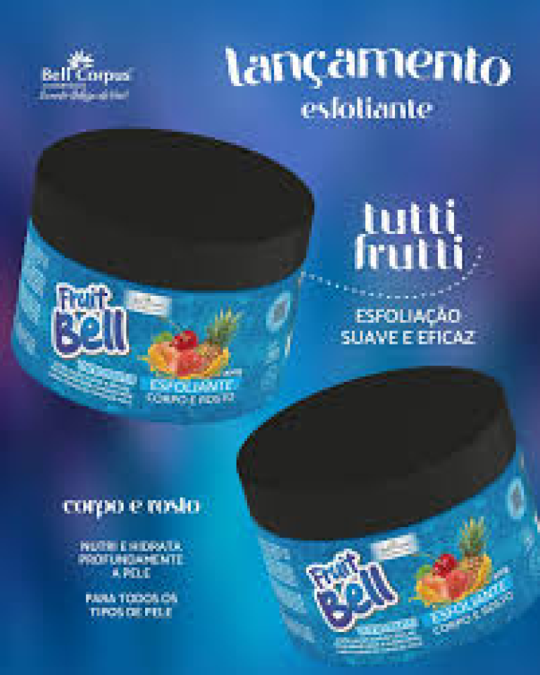 Esfoliante Corpo e Rosto Bell Corpus Fruit Bell Care 300g