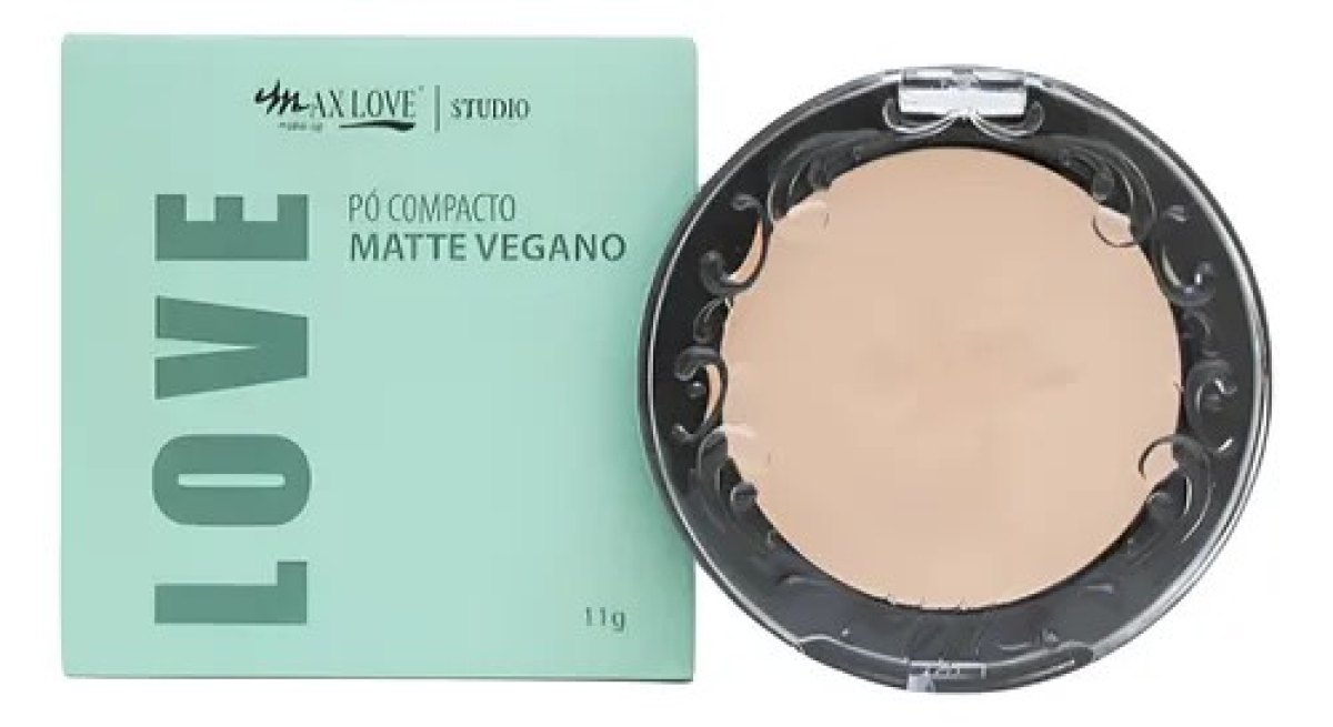 Pó compacto vegano Max love - #2