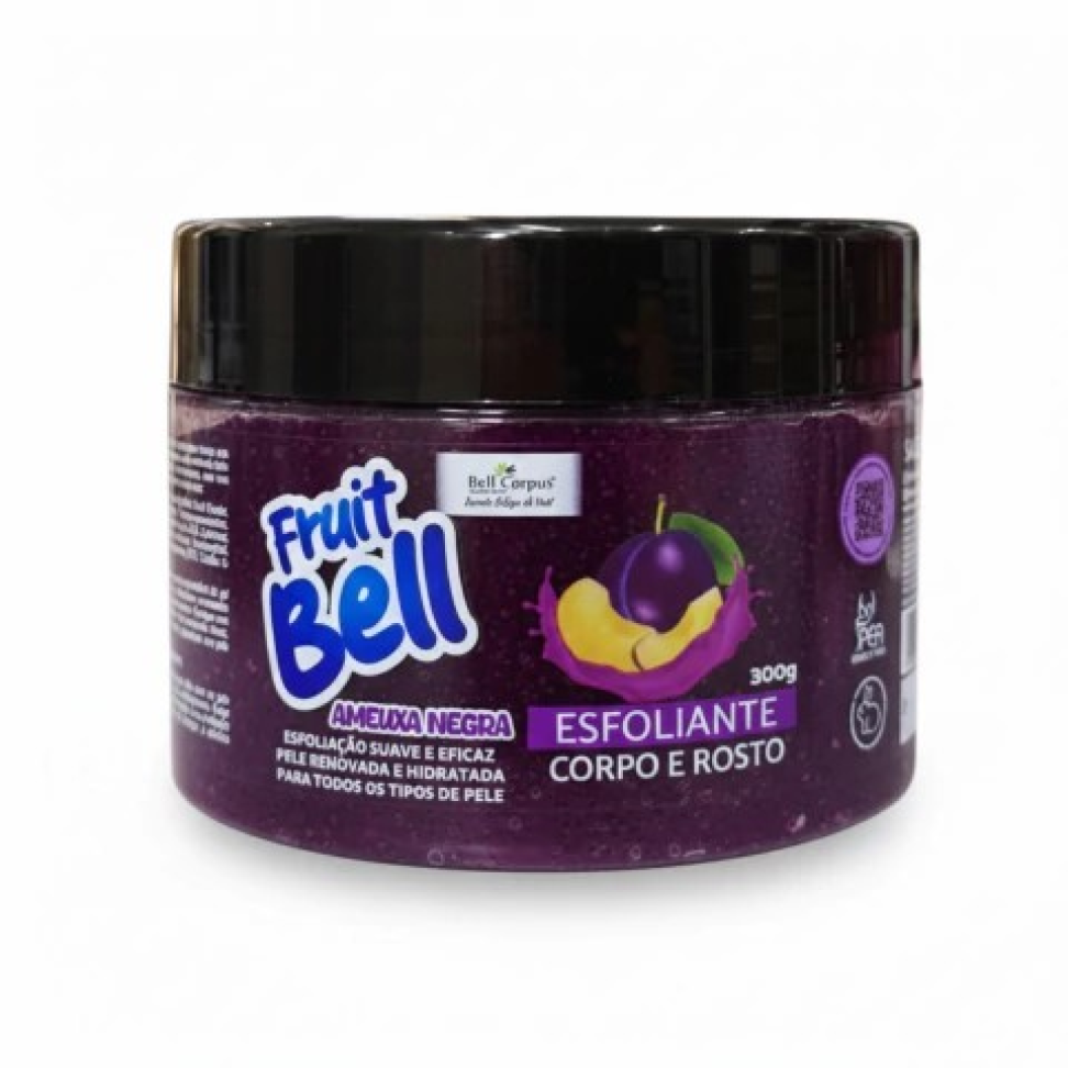 Esfoliante Corpo e Rosto Bell Corpus Fruit Bell Eficácia na Skin Care 300g