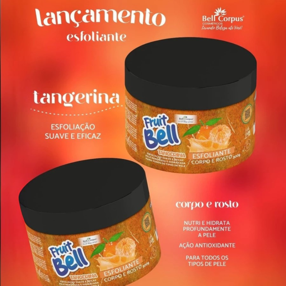 Esfoliante Corpo e Rosto Bell Corpus Fruit Bell  300g