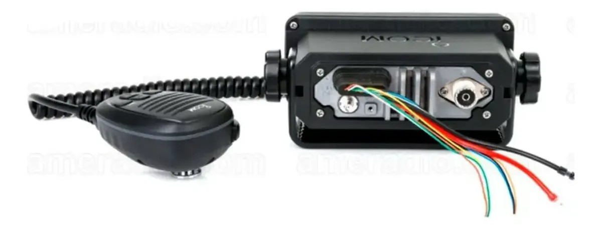 Rádio VHF Marítimo Icom IC-M330G com GPS e Antena, 25W, IPX7