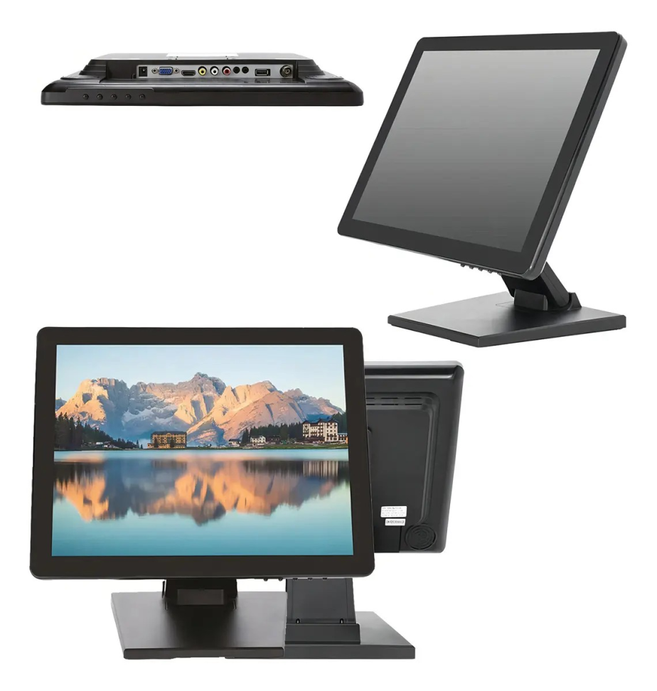 Monitor Touch Screen 15'' IPS Aitek Sigma Resolução 1024x768 HDMI Preto
