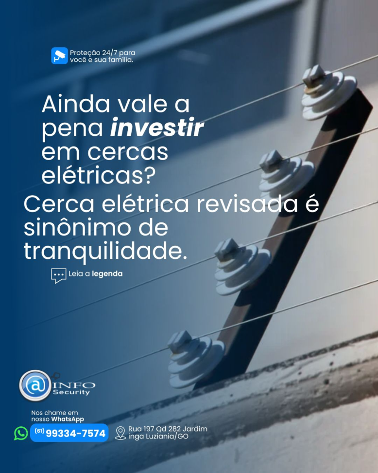 REVISAO EM CERCA ELETRICA TROCA E FIXACAO DAS HASTE VALOR POR METROS LINEAR - #4