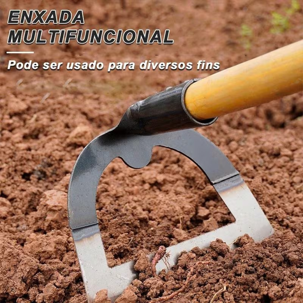 ENXADA VAZADA SUPERFORTE 2,5 LARGA 26CM. (SEM CABO)