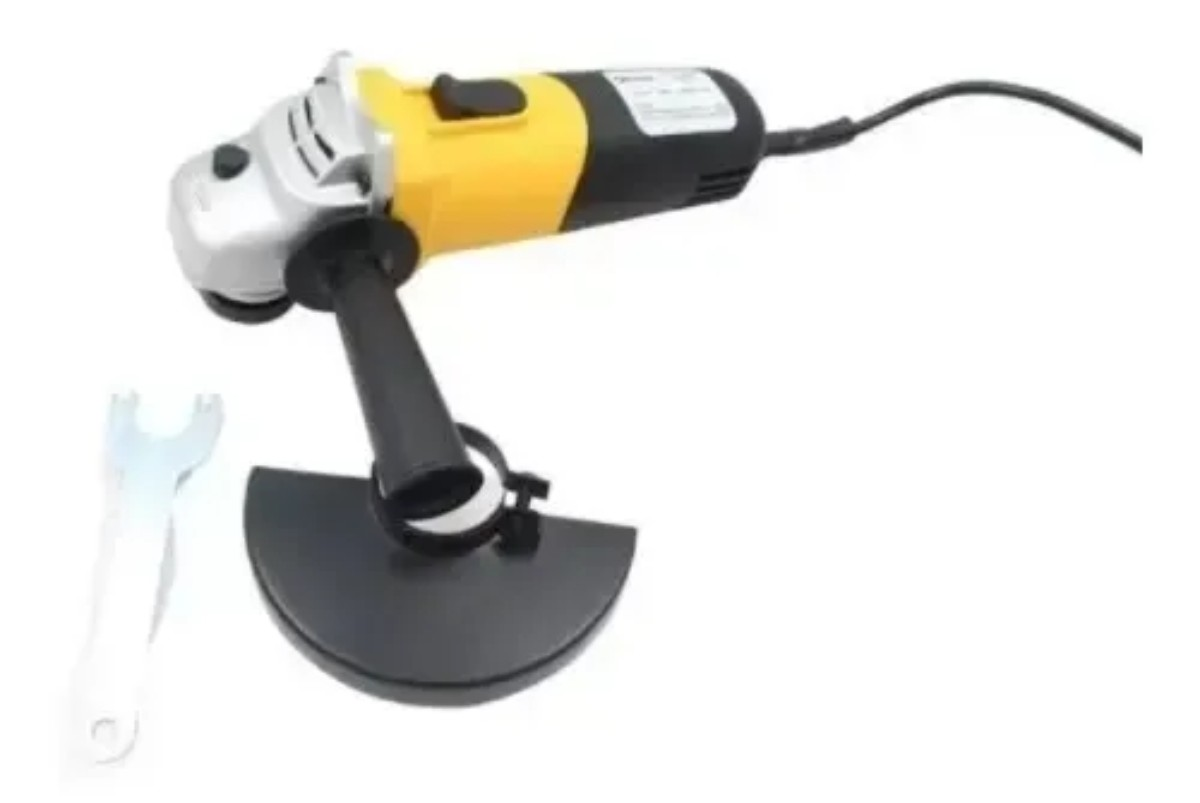 ESMERILHADEIRA ELÉTRICA 4.1/2 POLEGADAS 110V 820W DE POTÊNCIA.