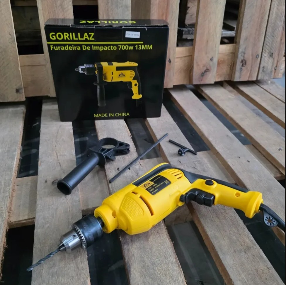 FURADEIRA DE IMPACTO REVERSÍVEL MANDRIL 1/2" 700 WATTS 127 VOLTS. - #3