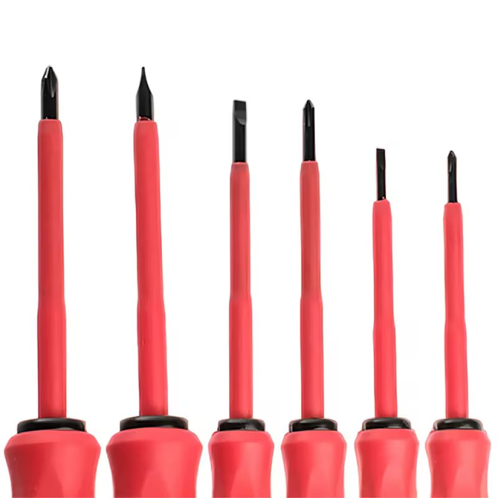 KIT CHAVE DE FENDA X PHILIPS 6 PEÇAS ISOLADAS PONTA MAGNÉTICA PARA ELETRICISTA. - #3