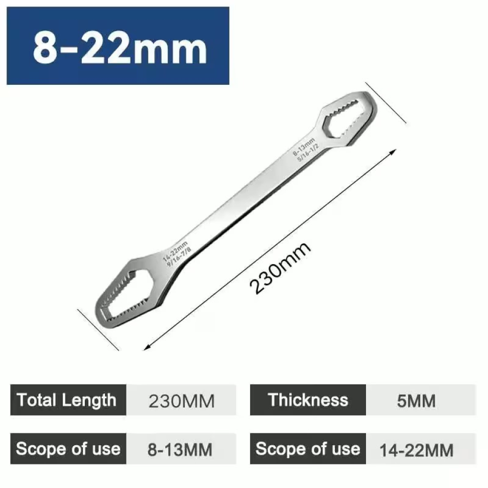 CHAVE MULTIMEDIDAS PARA PORCAS DE 8 A 22MM. - #4