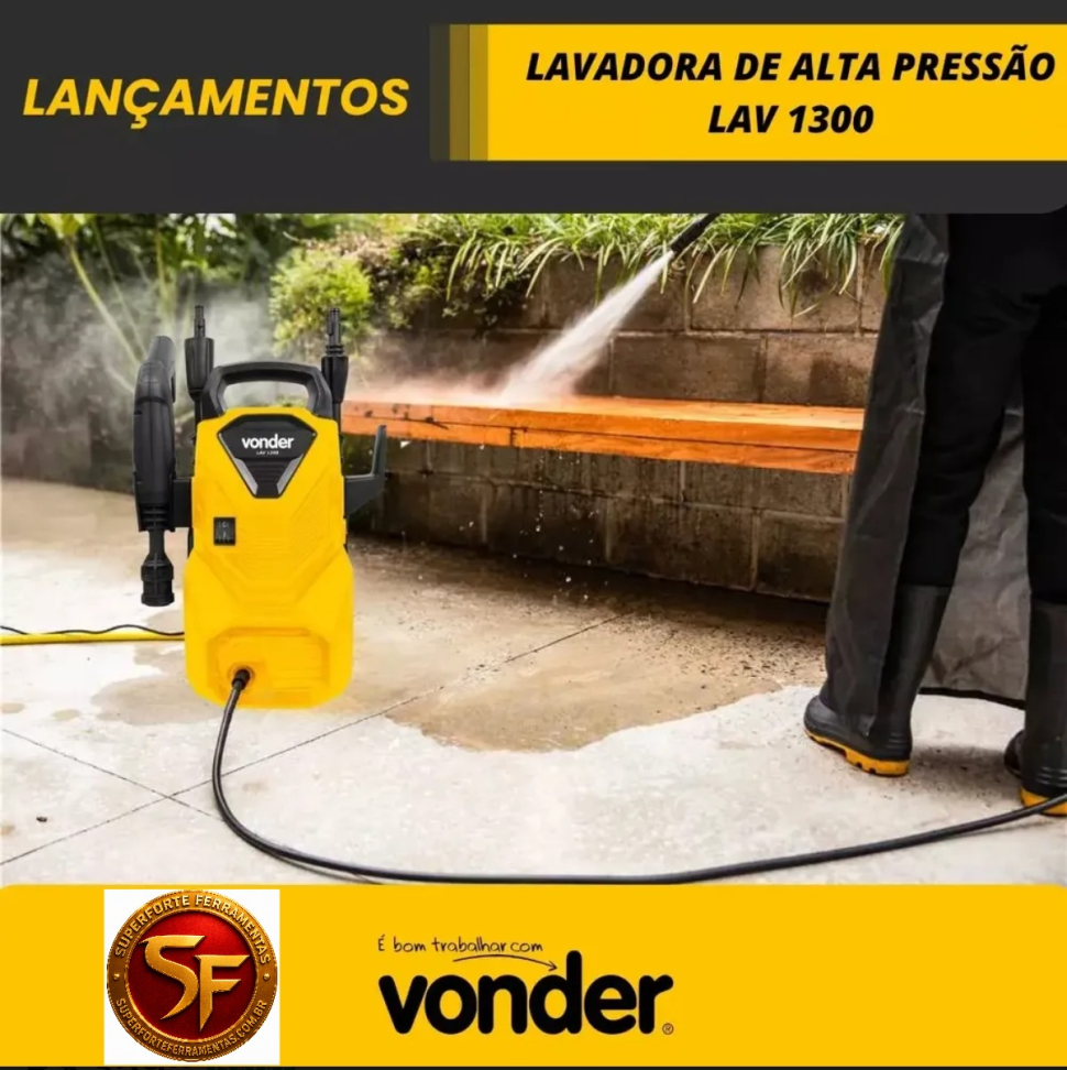 LAVADORA ALTA PRESSÃO VONDER 1300 LIBRAS 127V. - #4