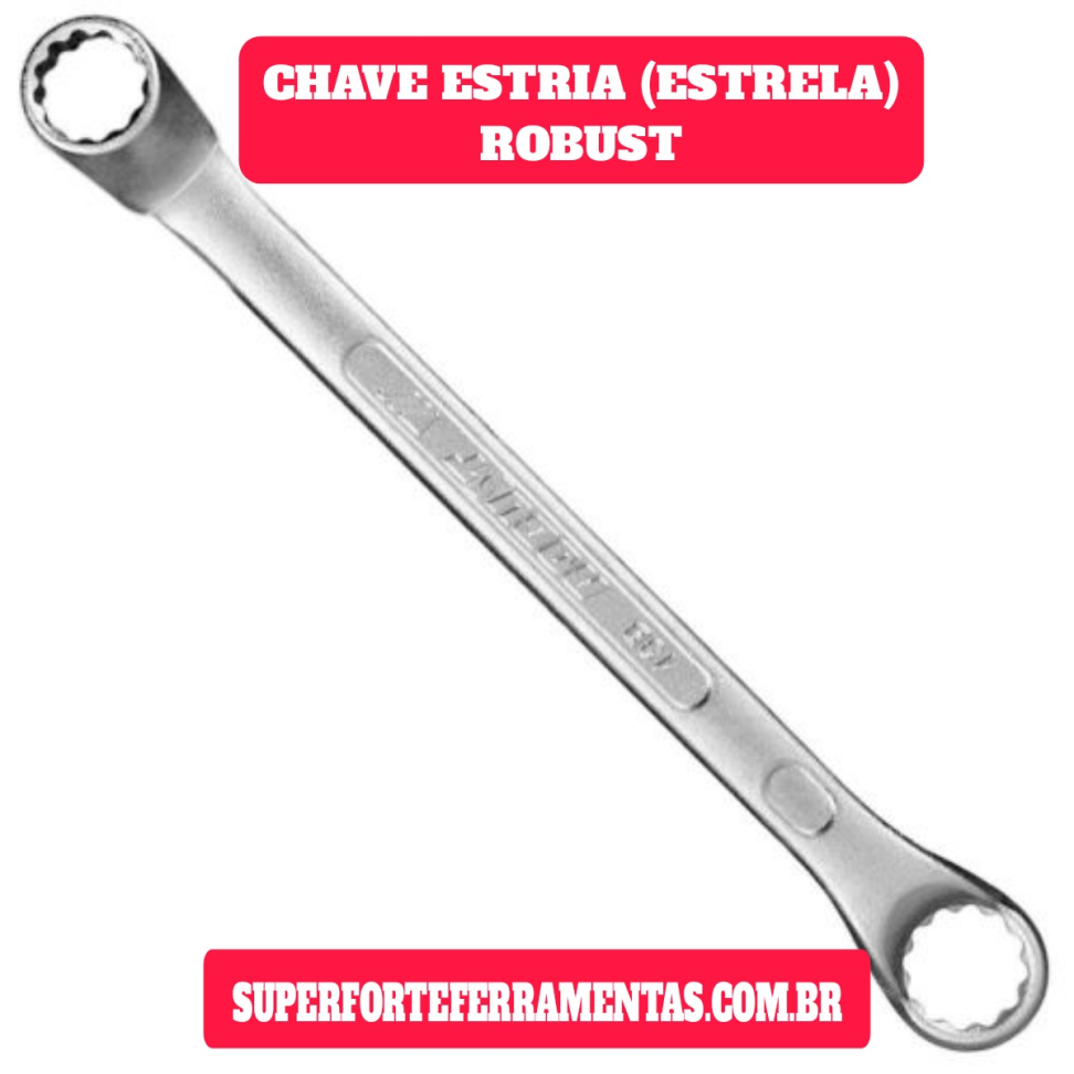 CHAVE ESTRIA (ESTRELA) ROBUST 6X7 MM.