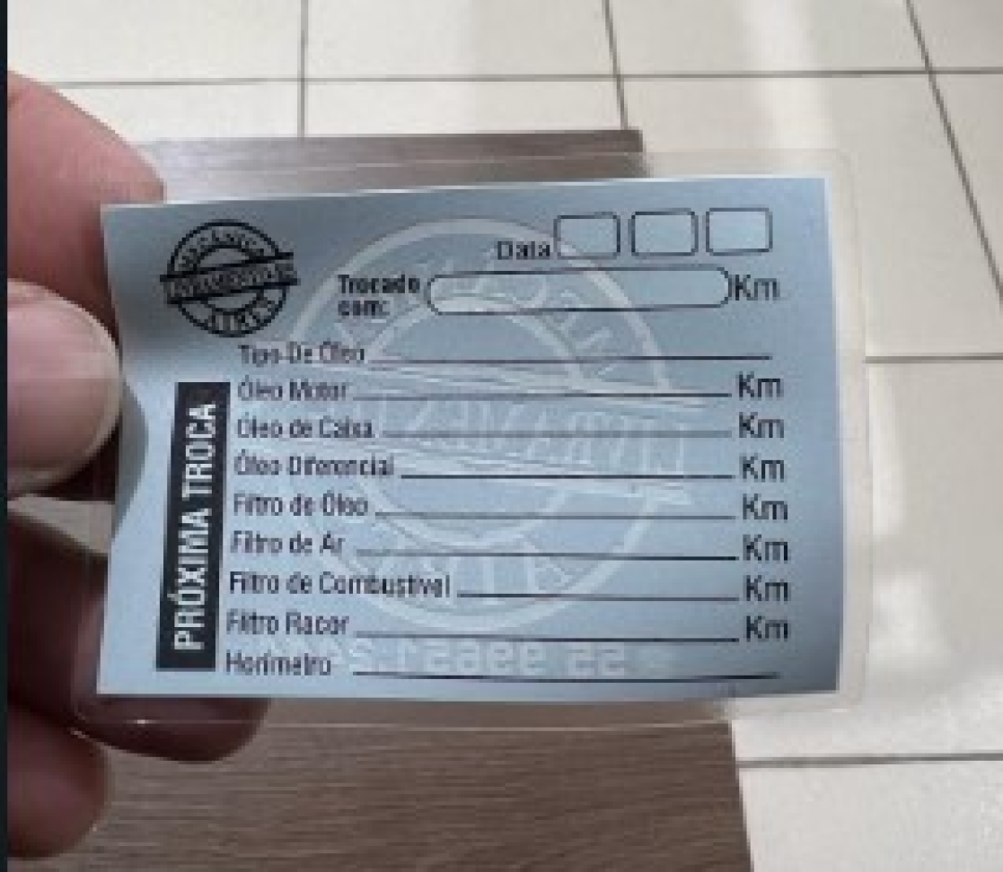 Adesivo troca de óleo - #2