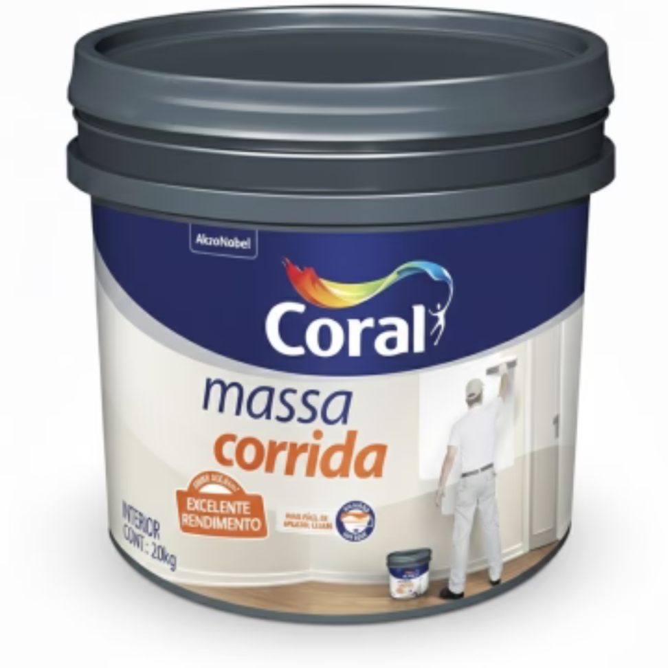 MASSA CORRIDA CORAL BALDE