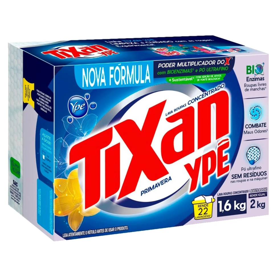 Sabão em Pó Tixan Ypê Primavera 1,6Kg