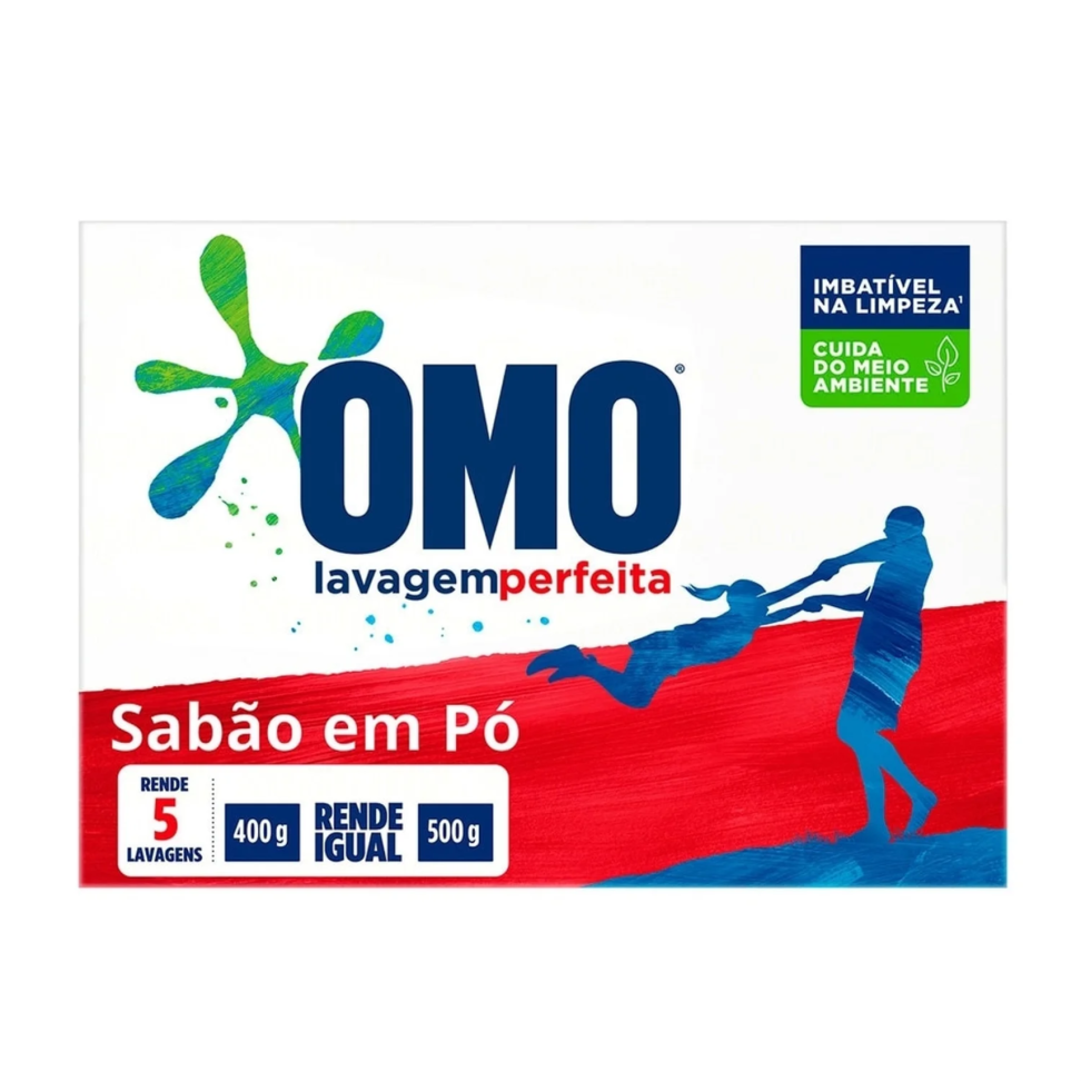 Sabao em Pó Omo Lavagem Perfeita 400g