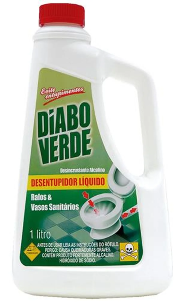 Diabo Verde Desentupidor Liquido 1000ml
