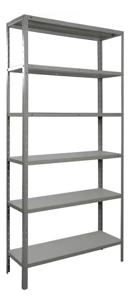 ESTANTE DE AÇO 6 PRATELEIRAS MEDINDO 198X90X40