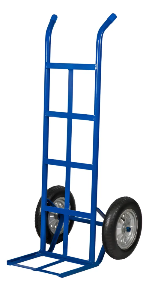 Carrinho Carro Armazém Para Cargas 350kg Azul
