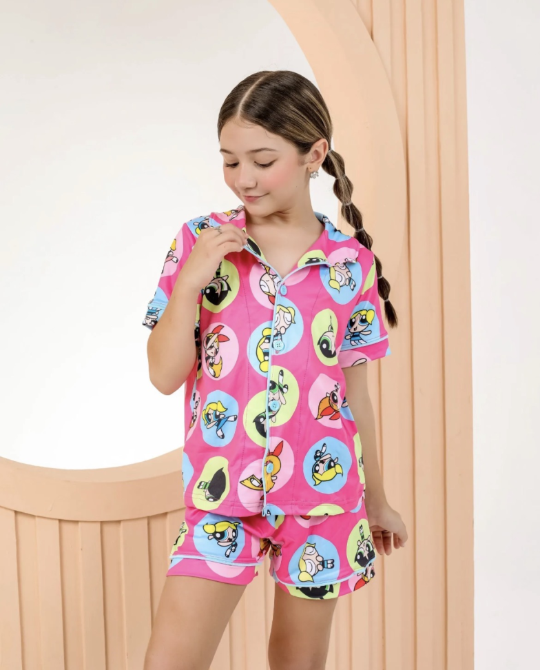Pijama Meninas Super Poderosas Amerircano TAM: 8