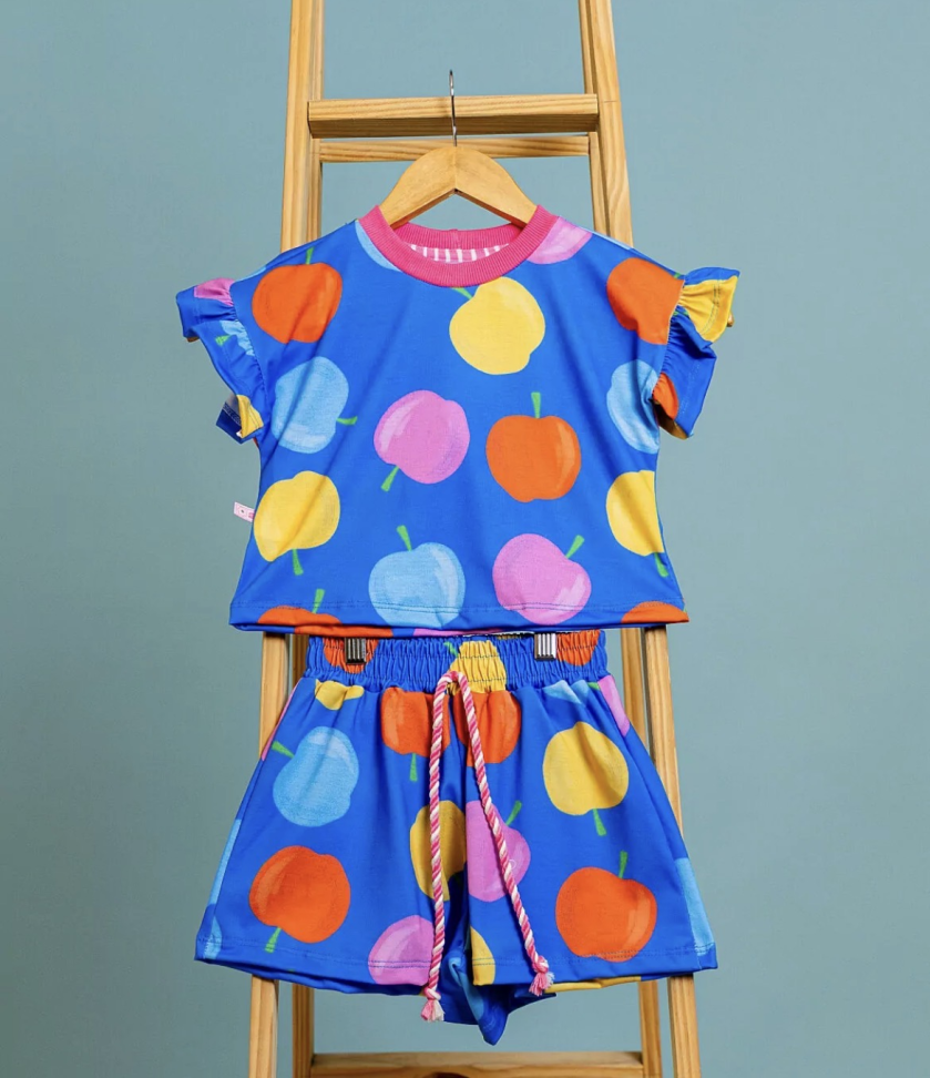 Conjunto Helô - JARDIM DE MAÇÃS TAM:4