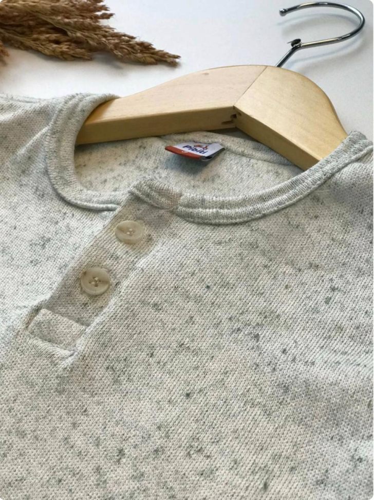 Camisa Malha Trico c/ Botões Peppermint Tam 4 - #3