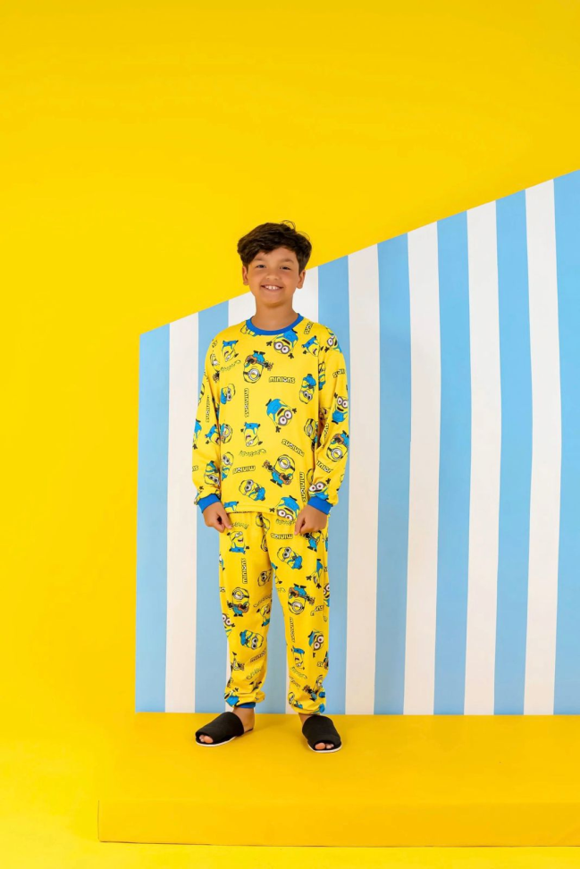 Pijama Minions Longo Tradicional TAM: 4