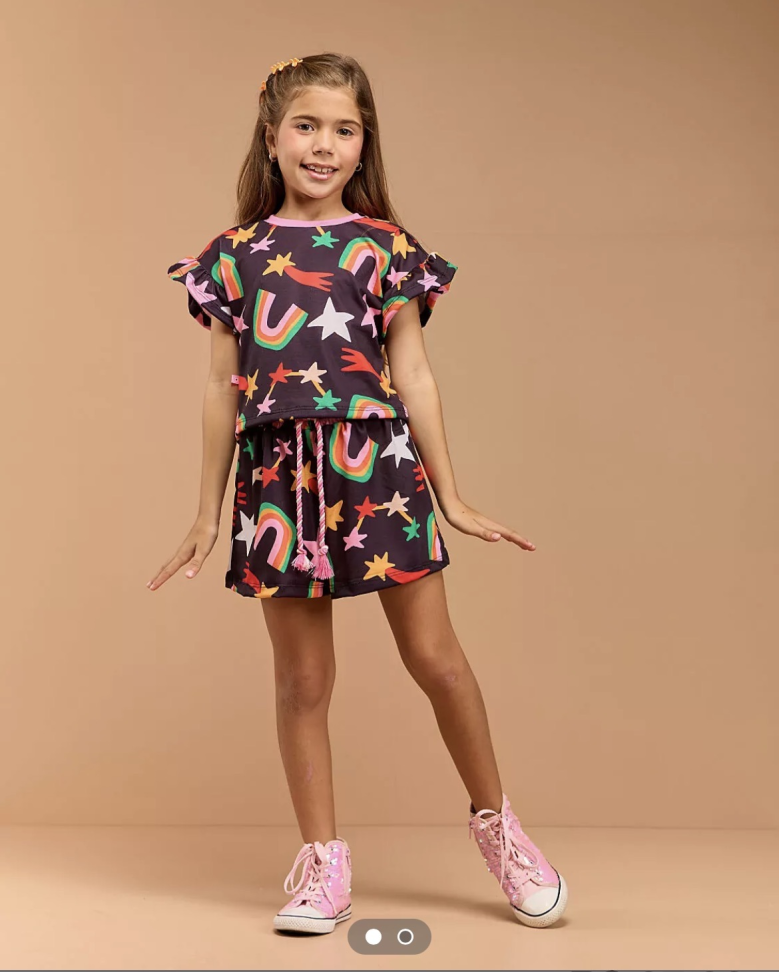 Conjunto Helô - JARDIM ESTRELADO TAM:4,6,8