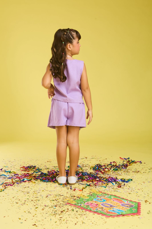 Conjunto Infantil Loren Lilás TAM:6 - #3