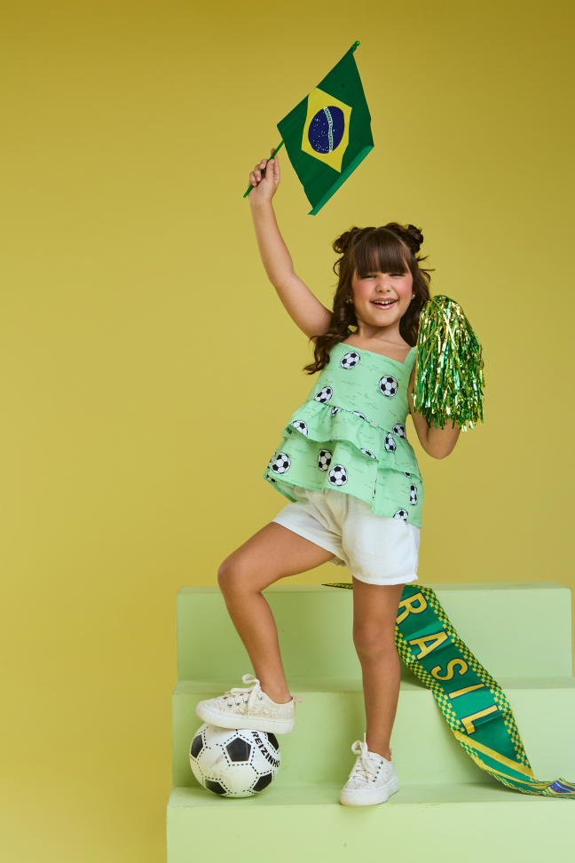 Conjunto Bata Alice COPA 2026 Bolas de Campo TAM: 2, 4, 6 e 8