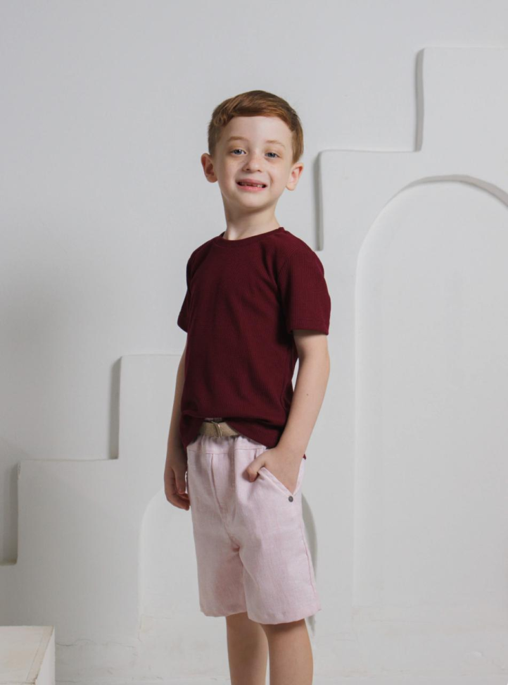 CAMISA MALHA TEXTURIZADA RUBRA TAM:4
