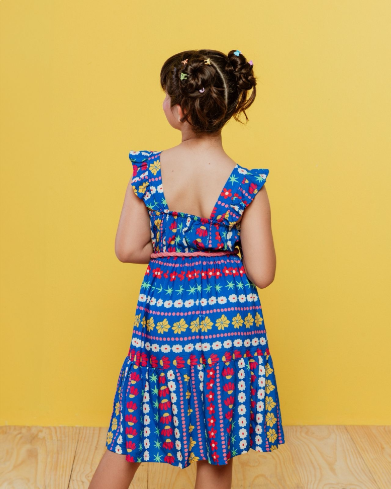 Vestido Clarice Azul Marinho TAM:6 - #3