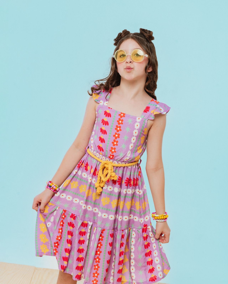 Vestido Clarice Lilas TAM:10 - #3