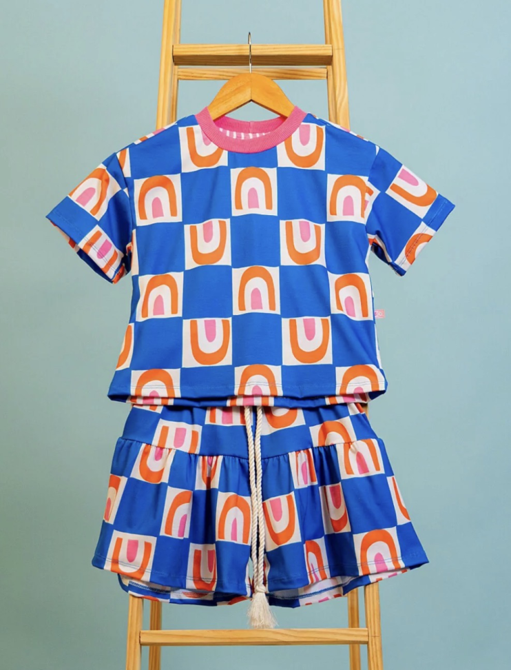 Conjunto Bambolê Juvenil - ENCANTO AZUL TAM:14