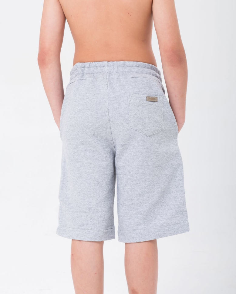 Bermuda Moletom Cinza M