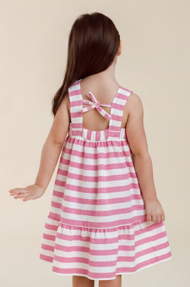 VESTIDO ELLEN LISTRADO EM LINHO TAM:6 - #4