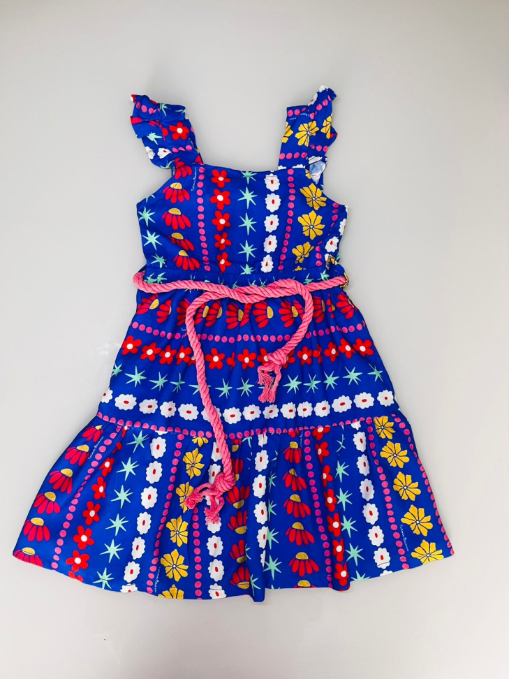 Vestido Clarice Azul Marinho TAM:6