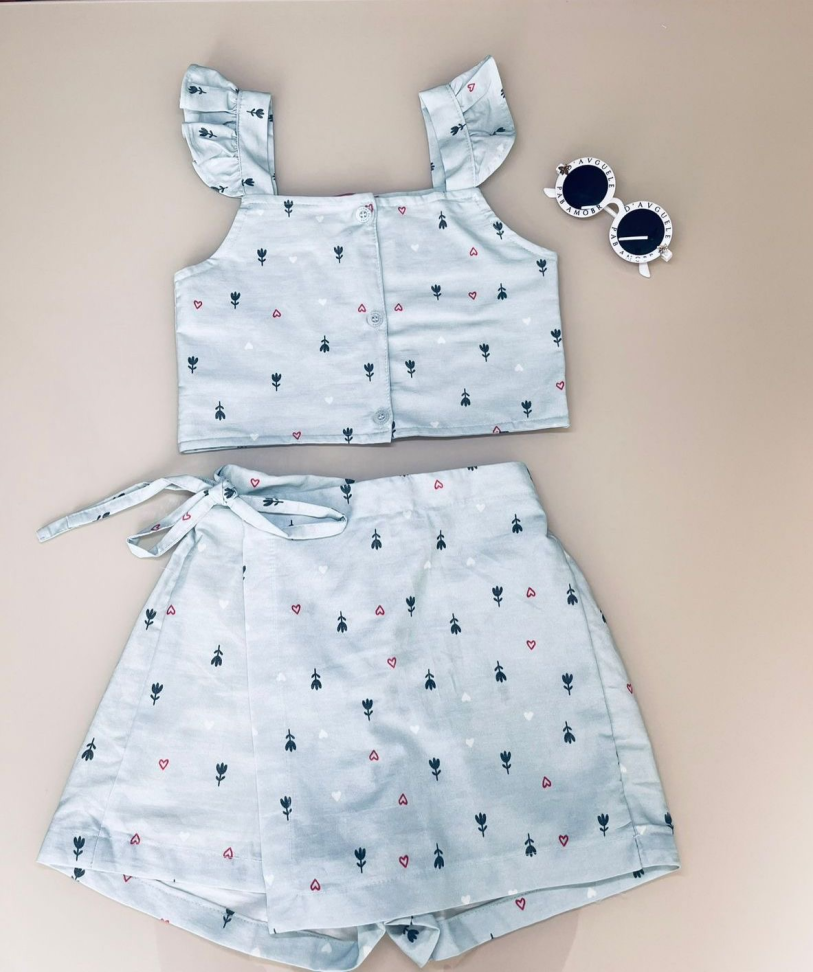 Conjunto Fadinha Azul TAM:8