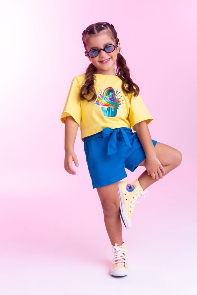 Cropped Amarelo TAM:2