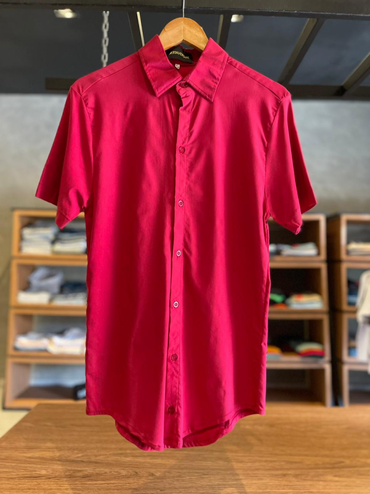 CAMISA MASCULINA MANGA CURTA METAVESUS SOCIAL CASUAL