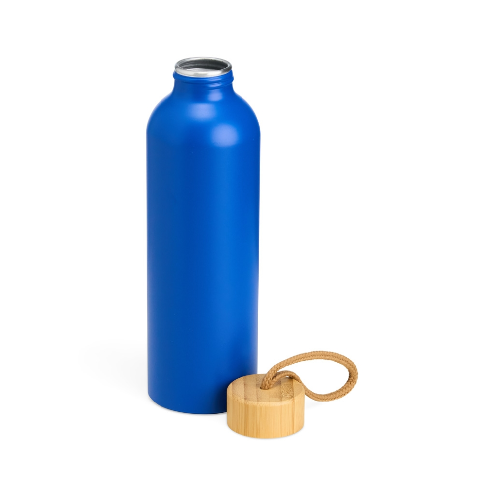 Garrafa de Alumínio com tampa em Bambu 800ml - #2