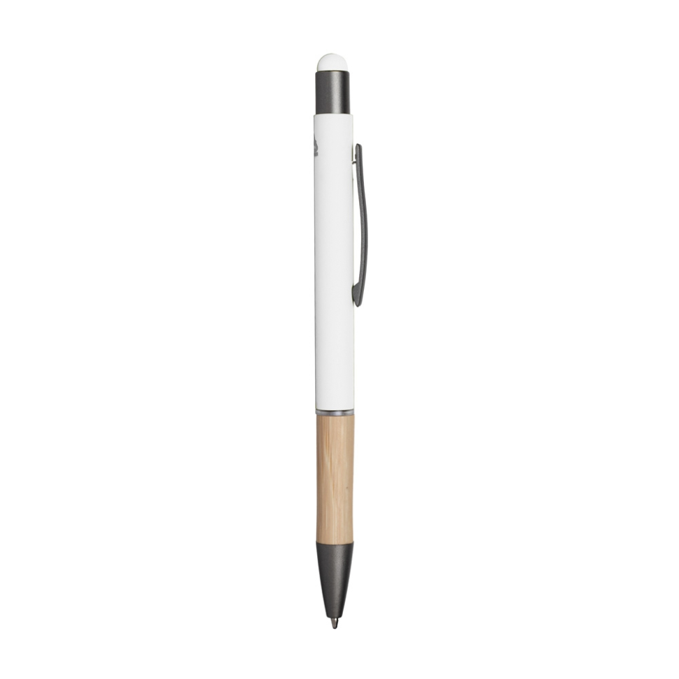 Caneta Touch screen Aluminio e Bambu - #2