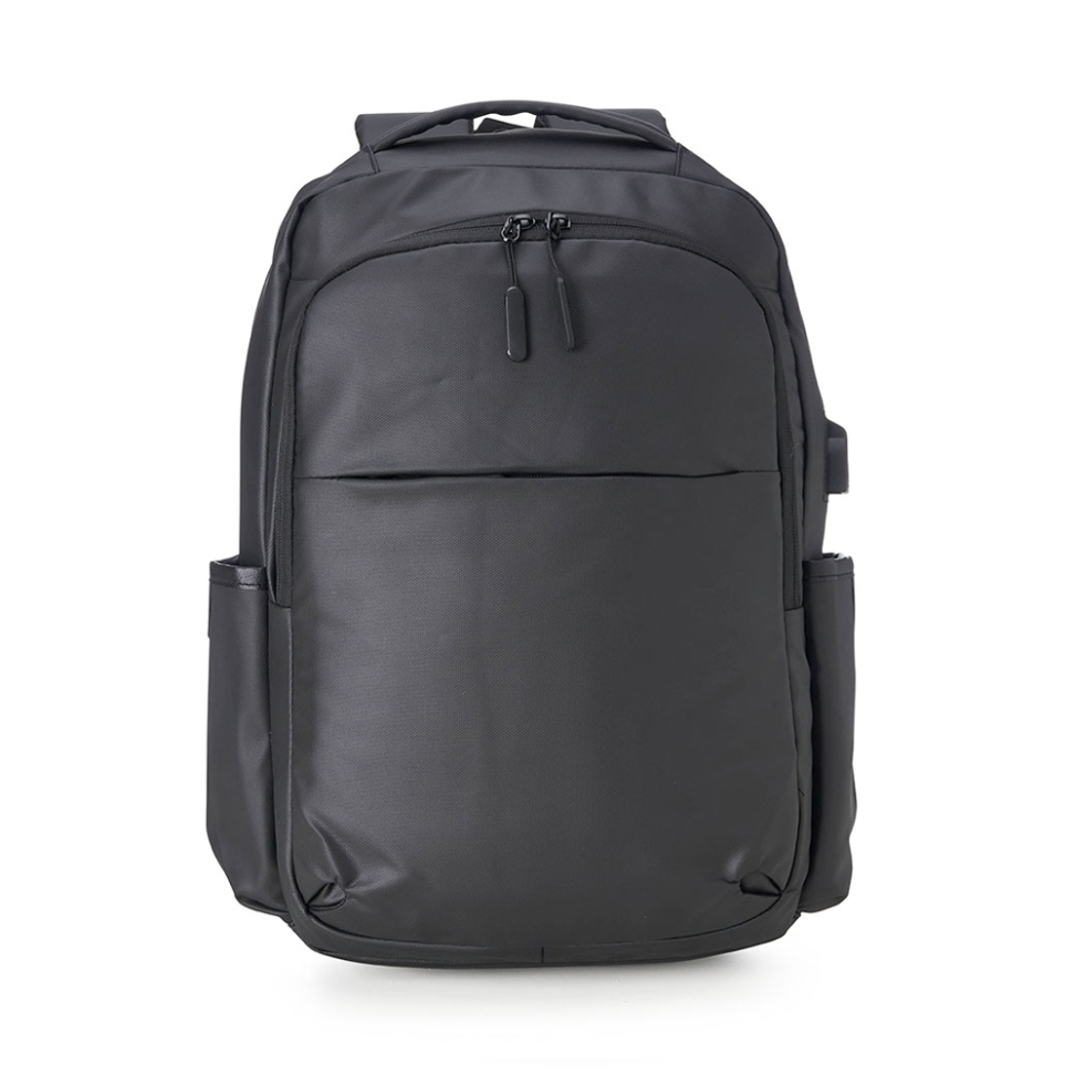 Mochila Couro Sintético com USB 20 Litros - #9