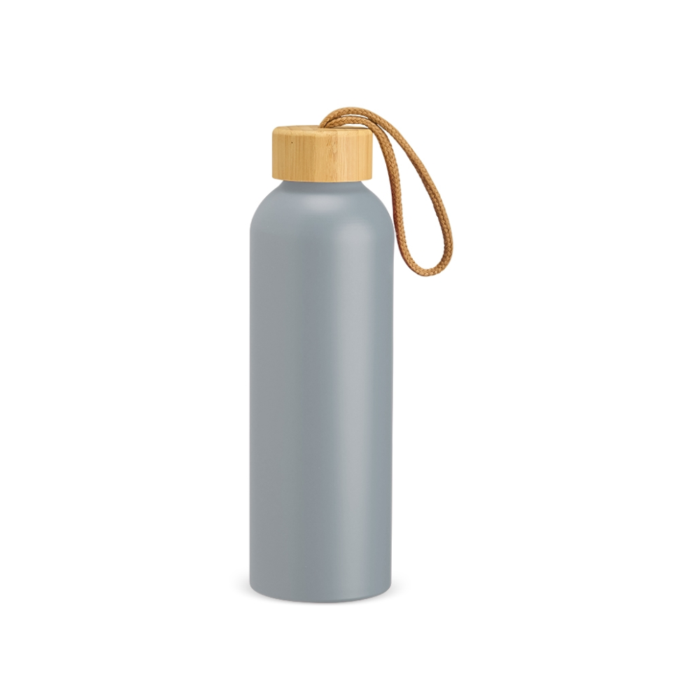 Garrafa de Alumínio com tampa em Bambu 800ml - #3
