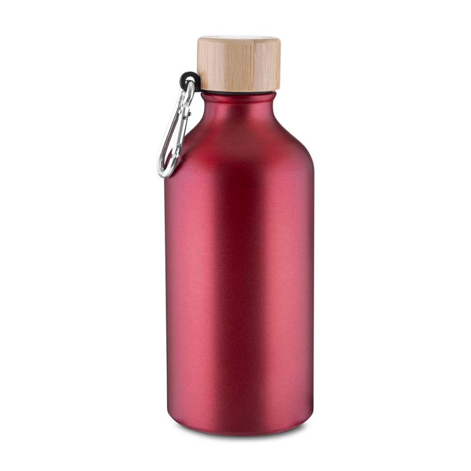 Garrafa de Alumínio com tampa de Bambu 600ml - #5