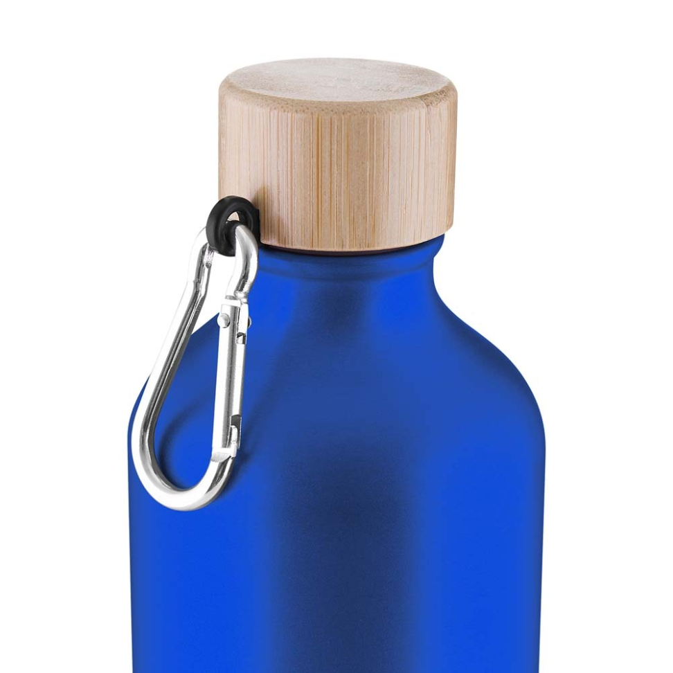 Garrafa de Alumínio com tampa de Bambu 600ml - #2